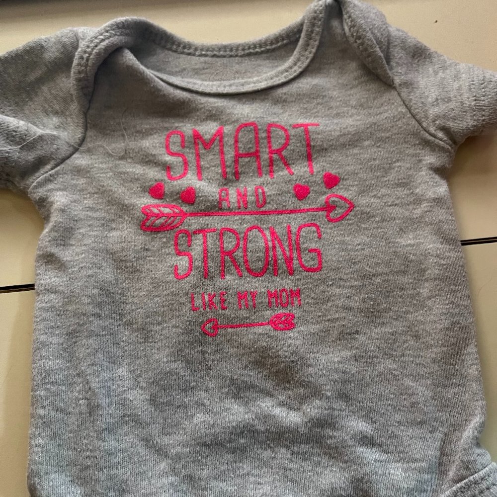 Custom made baby onesie